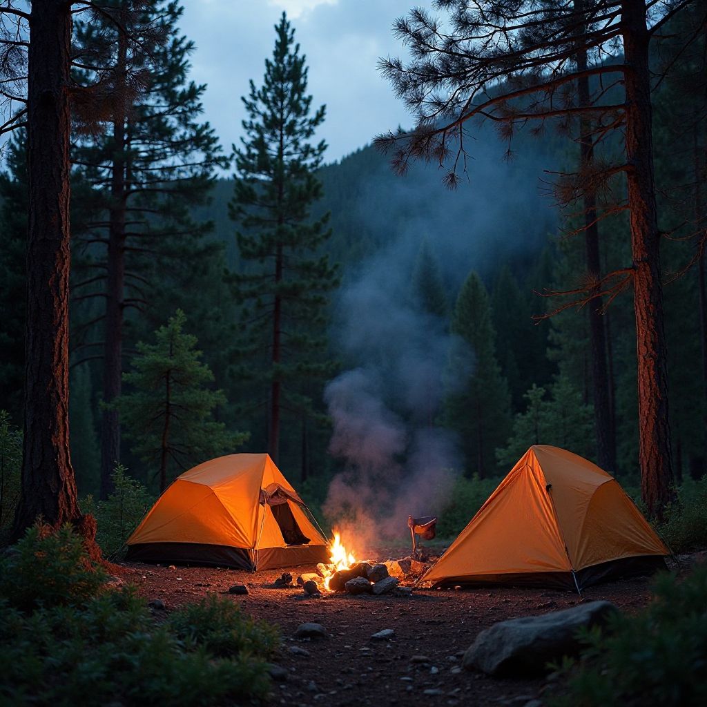 Wilderness camping experience