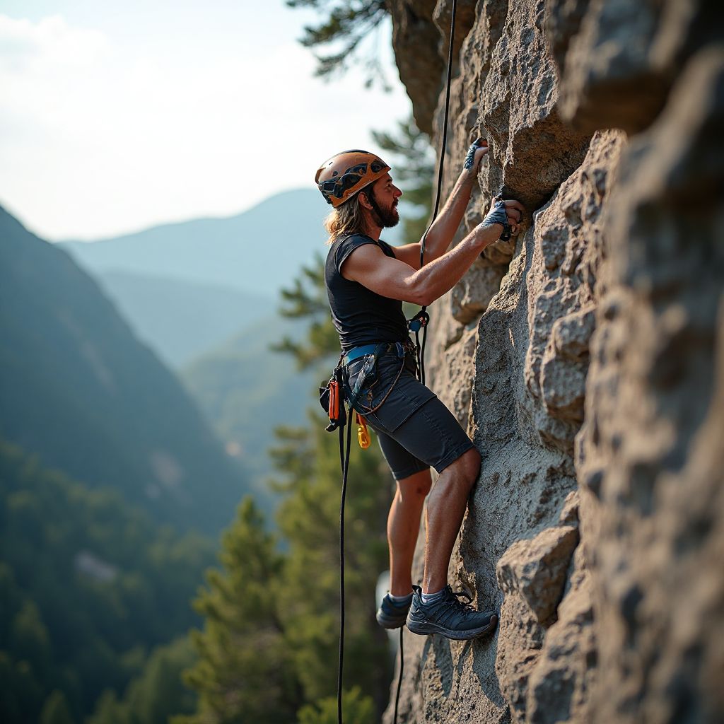 Rock climbing adventure