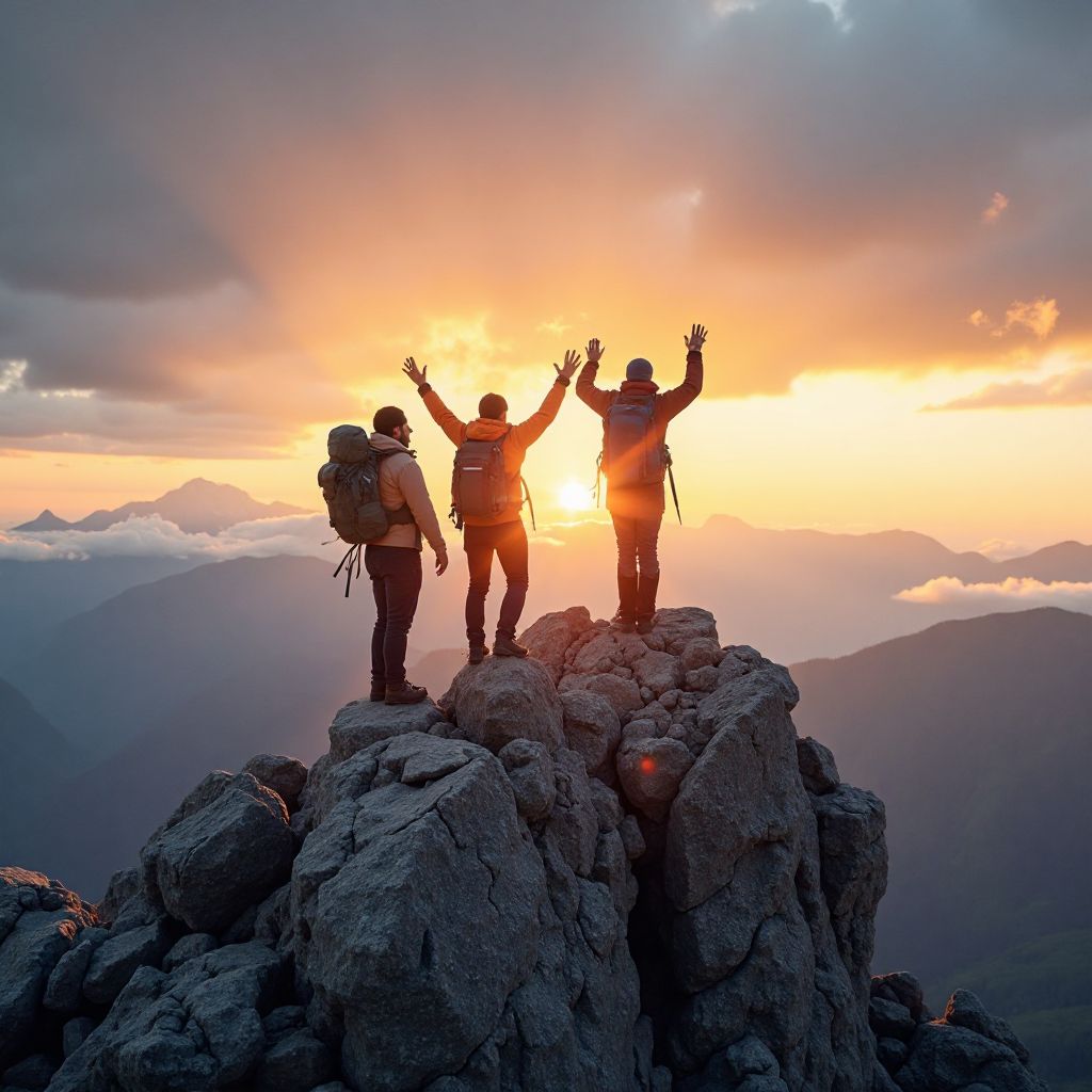 Mountain summit achievement