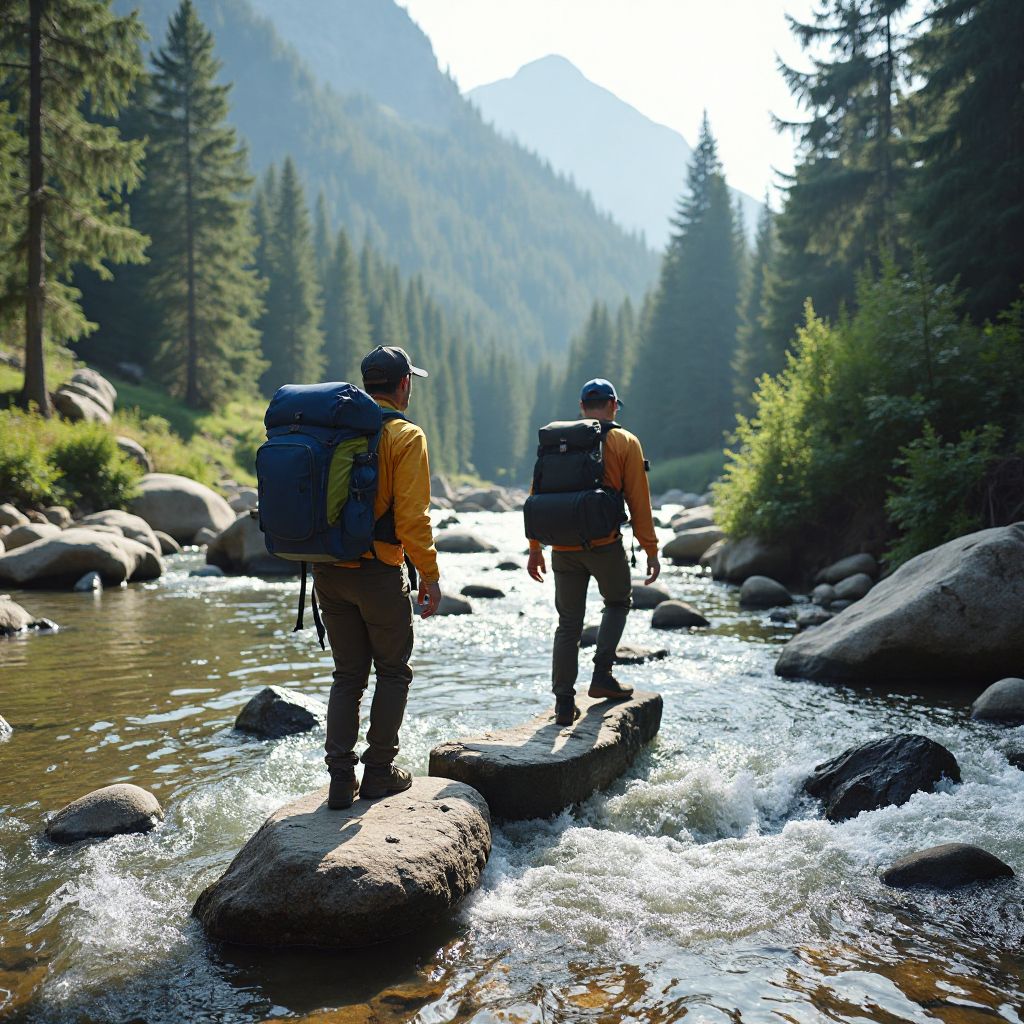 River adventure crossing