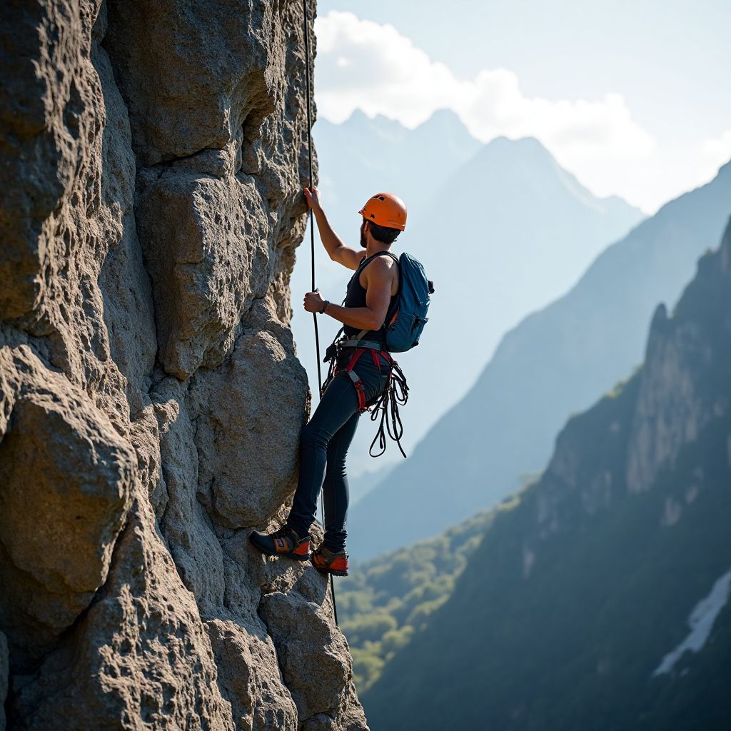 Rock climbing expedition
