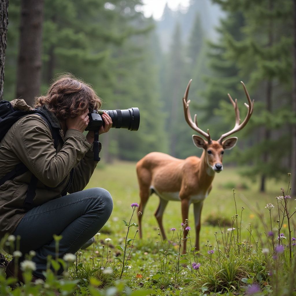 Wildlife observation expedition